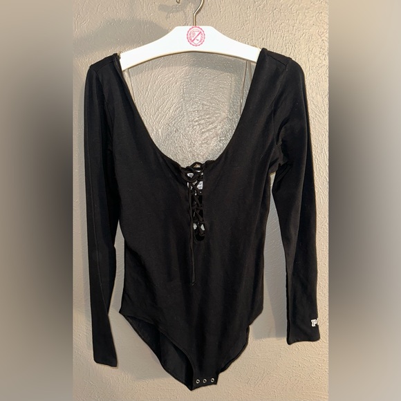 PINK Victoria's Secret Tops - Victoria’s Secret PINK ~knit long sleeve body suit~